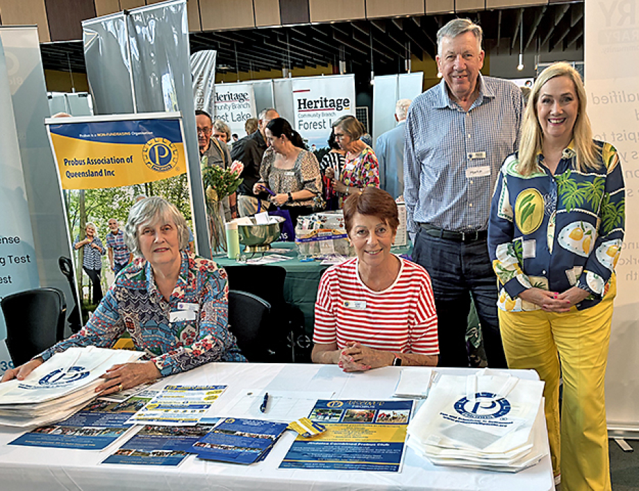 Over 50's Seniors Expo visitor - Jenny Woodward from ABCTV